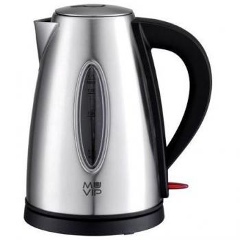 Muvip Hervidor de Agua Eléctrico 2200W - Capacidad 1.7L - Cuerpo de Acero Inoxidable - Indicador de Nivel de Agua - Base Giratoria