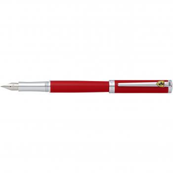 Sheaffer Intensity, tapa de barril de fibra de carbono cromado, borde de placa cromada, bolígrafo