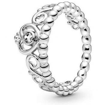 Anillo Pandora Mi Princesa - 190880CZ, Anillo en plata de ley con detalles de circonitas