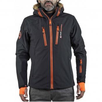 Peak Mountain Casada Softshell Jacket with Faux Fur
