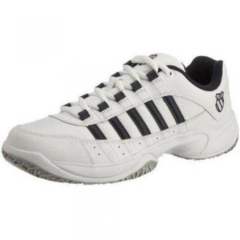 K-Swiss Outshine Omni Eu  Zapatillas de tenis de cuero para hombre, Blanco
