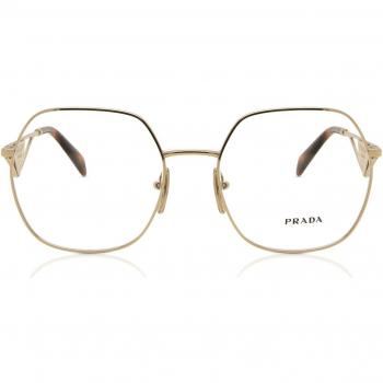 Prada PR 59ZV 1511O1 Women’s Eyeglasses Gold Size 54 - Blue Light Block Available