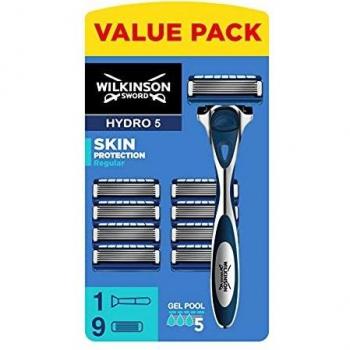 Wilkinson Sword Hydro 5 Skin Protection Regular Maquinilla de Afeitar + Recambios de Cuchillas de Afeitar