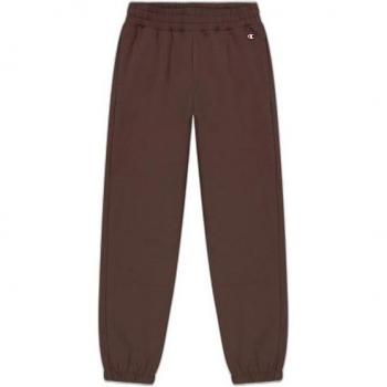 Pantalones Deportivos Champion Elastic Cuff Legacy Beige Marrón Mujer