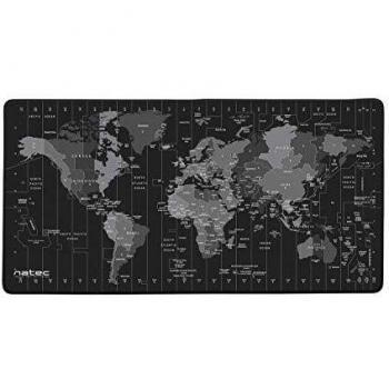 Natec Office Mouse Pad - Time Zone Map 800 X 400