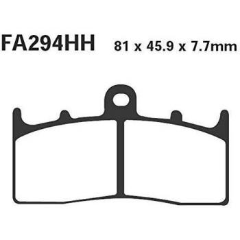 Pastilla de freno sinterizada EBC FA294HH para moto, alta performance, resistencia al desgaste, excelente poder de frenado en condiciones húmedas y secas