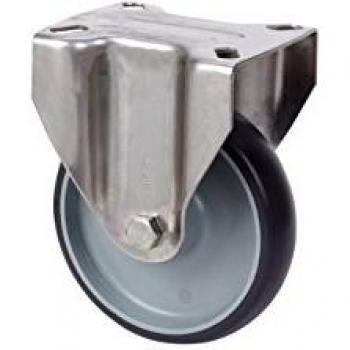 Rueda Fija Alta Carga, RUEDAS ALEX - ZV PGZ, Fijación de Placa, Aro de Goma inyectada, Ø 125 mm