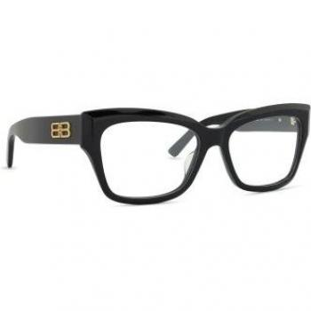 Balenciaga BB0274O 001 55 Stylish Eyewear, Black Unisex, Size: ONE SIZE