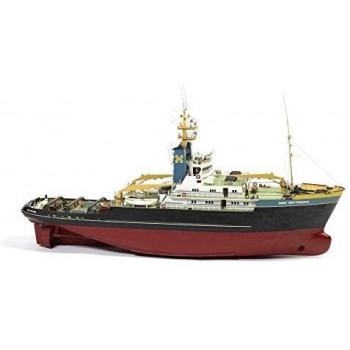 Kit de Construcción de Barco a Escala 1:75 - Remolcador Oceanográfico Smit Rotterdam de Madera