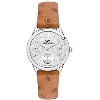 PHILIP WATCH Reloj Analógico para Mujer de Cuarzo con Correa en Cuero R8251596504