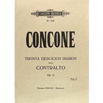 30 ejercicios diarios para Contralto Op.11