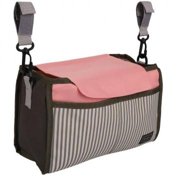 Nexlook Cochecito de bebé Bolsas Organizador Carriage Pram Carrito Mummy Infantil Frasco Bolsas Agua Blanco Bottle Pañal Bolsa