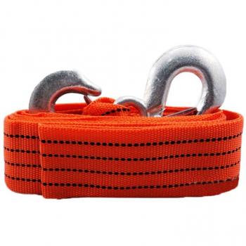 niceeshop(TM) Marrón 4 M 3 Toneladas Cable Correa Cuerda de Remolque de Coche con Ganchos de Remolque