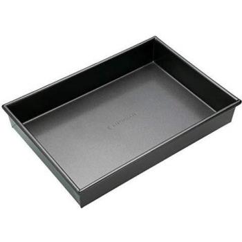 KitchenCraft MasterClass Bandeja para el Horno de Acero al Carbono Antiadherente Libre de BPA 35 x 24 cm