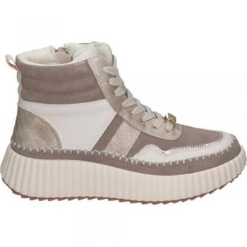 Zapatillas deportivas de mujer Chika10 Mow 02 con suela de plataforma, cierre de cordones, color beige, estilo casual, cómodas y versátiles