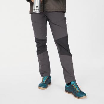 Regatta Men's Water-repellent Questra V Walking Trousers Ash Black, Size: 36 R