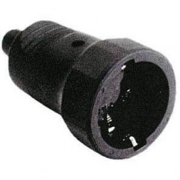 Solera 6707CN - Base toma tierra lateral 10/16a 250v cuacho negro