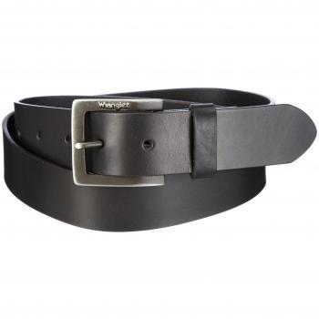 Wrangler Leather Kabel Buckle Belt 115 cm Black