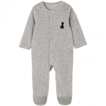 Pijama para bebé de terciopelo orgánico y espalda fantasía