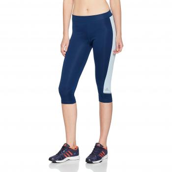 adidas Techfit Capri Mallas, Mujer, Azul