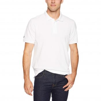 Helly Hansen Men's Crew Quick-Dry Short Sleeve Polo Shirt White XL