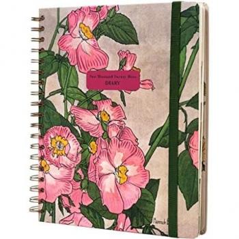 Agenda 2023 semana vista Big Size Flowers by Hanna Borger - Agenda escritorio - Agenda anual 2023 - Agenda
