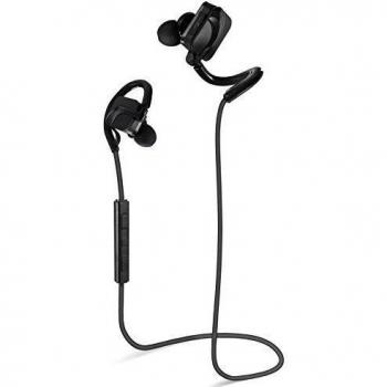 D-DOUBLE [Bluetooth 4.1, CVC 6.0, 18 mois Garantie] Wolverine Casque de sport Bluetooth stšŠršŠo šŠcouteurs intra-auriculaires sans fil Oreillette avec Suppression de bruit/ Mains libres/ Micro intšŠgršŠ/ 175 heures en veille pour Apple, iPhone 