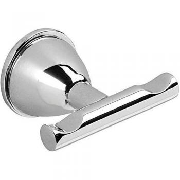 Gedy GE261300100 Percha Doble, Cromo, 7.5x7.5x33 cm