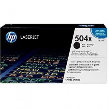 HP CE250 X 504X 10.5k Hi-Cap Black Toner