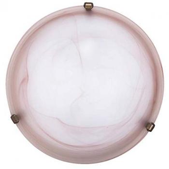 Plafón Rabalux Alabastro D40 cm, Cristal y Metal, Estilo Clásico, E27, IP20