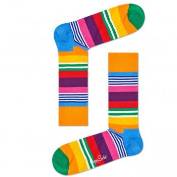 Happy Socks Multi Stripe Sock, Calzini Donna, Multicolore