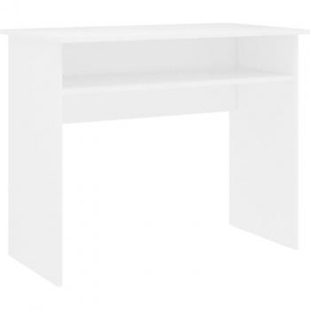 vidaXL White Desk 90x50x74 cm Engineered Wood