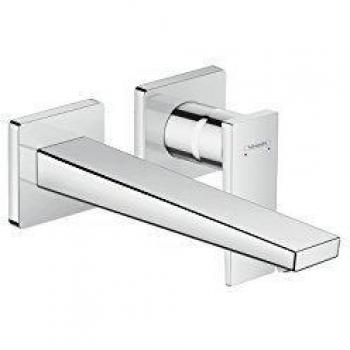 Hansgrohe 32526000 Metropol Grifo de lavabo empotrado con caño 22,5 cm, Cromo