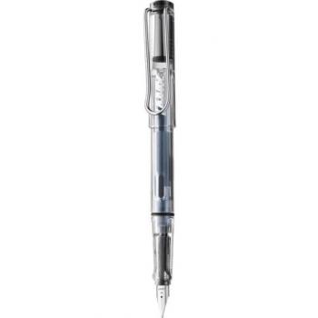 Lamy pluma estilográfica Safari Vista 012EF clip metálico plástico transparente