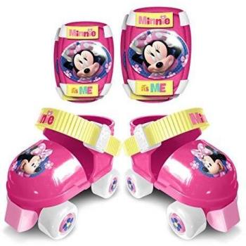 Patines Disney Minnie Mouse, tipo de producto: patines para niños, características: diseño de Minnie Mouse, ruedas iluminadas, tallas ajustables, material ligero y duradero, sistema de cierre seguro