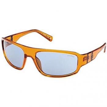 Guess Women's Rectangular Acetate Sunglasses GU00080 - Orange - One Size