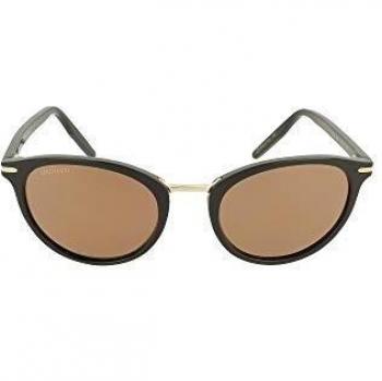 Serengeti Elyna Sunglasses Collection, Black unisex, Size: ONE SIZE, Shiny Black Mineral Polarized Drivers Gold