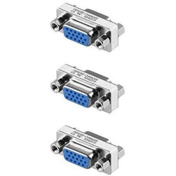 Wentronic Goobay CAK ADAP D-Sub HD15 F/F Gender Changer 15 Pin HD - Adaptador para Cable