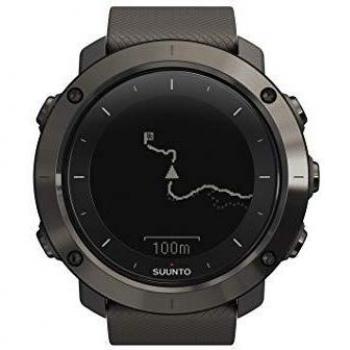 Suunto TRAVERSE Graphite, Reloj GPS outdoor para excursionismo y senderismo, Hasta 100 h de batería, Sumergible, Gris grafito, SS022226000