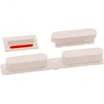 Set Botones iPhone 5C Blanco