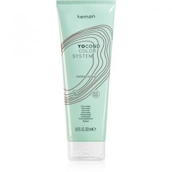 Acondicionador Kemon Yo Cond Color System Chocolate 250 ml para revitalizar el color de cabellos castaños