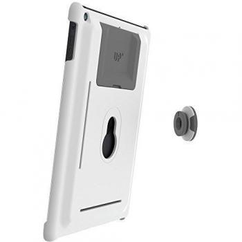 Gisan UP130/BL - Carcasa Protectora y Soporte de Mesa y Soporte de Pared para Apple iPad Air, Color Blanco