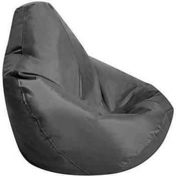 Sillón Puff Infantil de Espalda Alta - Gris para Interior y Exterior