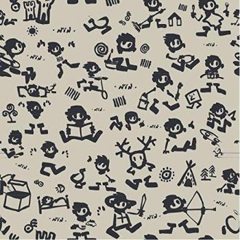 Equipo DRT Nin - Papel pintado infantil, color pizarra, 1 rollo