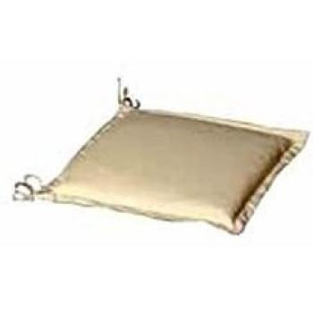 PAPILLON Cojín para Silla 40x40x8 cm. Beige Desenfundable con Borde