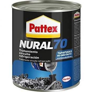 Pattex Nural 70 Tratamiento circuito refrigeración, tapafugas para radiadores, protector de fugas para evitar pérdidas de agua y sobrecalentamiento del motor, 1 x 8 l