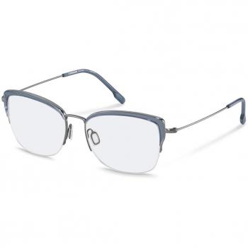Rodenstock R7138 D Armazones para Mujer Plateadas, Lentes Recetadas Para Mujer Silver, Gafas Recetadas para Mujer Plateadas