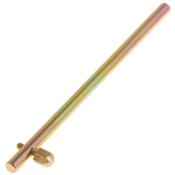 WOLFPACK LINEA PROFESIONAL 5250350 Cerrojillo Persiana Seguridad 120x5,5 mm, Acero Inoxidable, Dorado, 12x2x1 cm