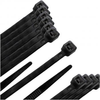 Brida Nylon Negro 4,5 x 280 mm (100 unidades)