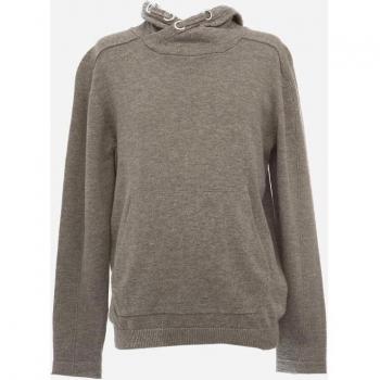 Jersey de niño con capucha en gris claro